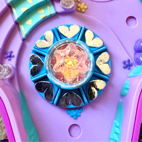Vintage 1993 Bluebird Toys Polly Pocket Fairy Wonderland Pink Star Compact Only - Picture 9 of 10